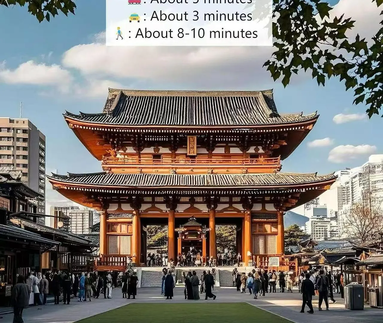 桜の川14/Five Minutes' Walk From Sensoji Temple And Kaminarimon Gate,Tv,Two-Storey Apartment Tokyo